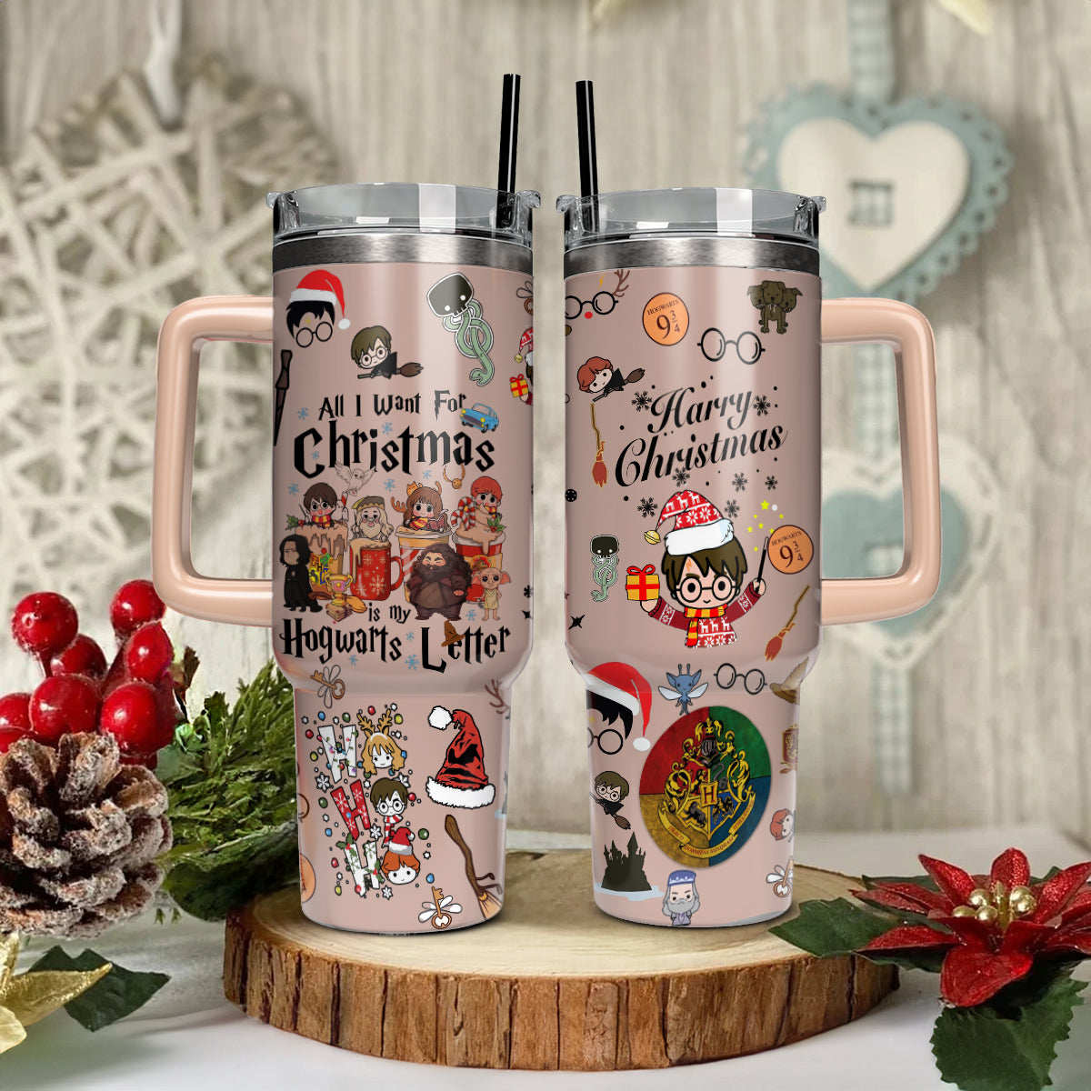 Harry Potter Movies Christmas Custom Stanley Cup 40 oz 30 oz Tumbler With HandleTVC2301431