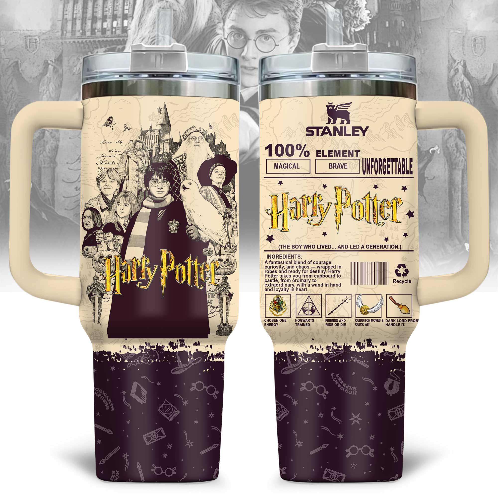Harry Potter Movies Custom Stanley Cup 40 oz 30 oz Tumbler With HandleTVC2301173