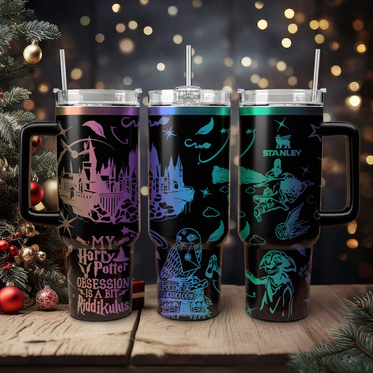 Harry Potter Movies Custom Stanley Cup 40 oz 30 oz Tumbler With HandleTVC2301425