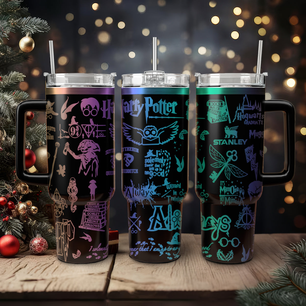 Harry Potter Movies Custom Stanley Cup 40 oz 30 oz Tumbler With HandleTVC2301427