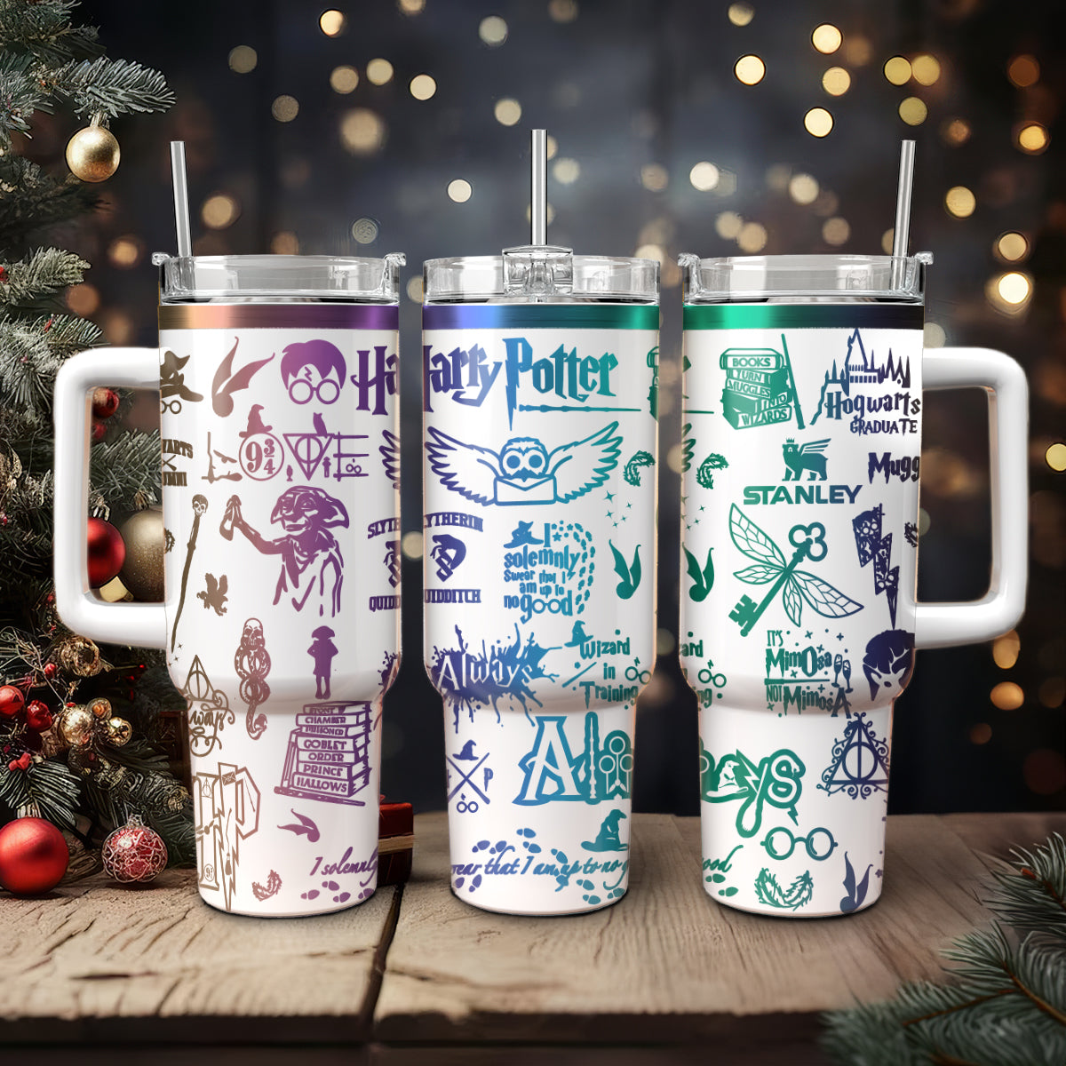 Harry Potter Movies Custom Stanley Cup 40 oz 30 oz Tumbler With HandleTVC2301427