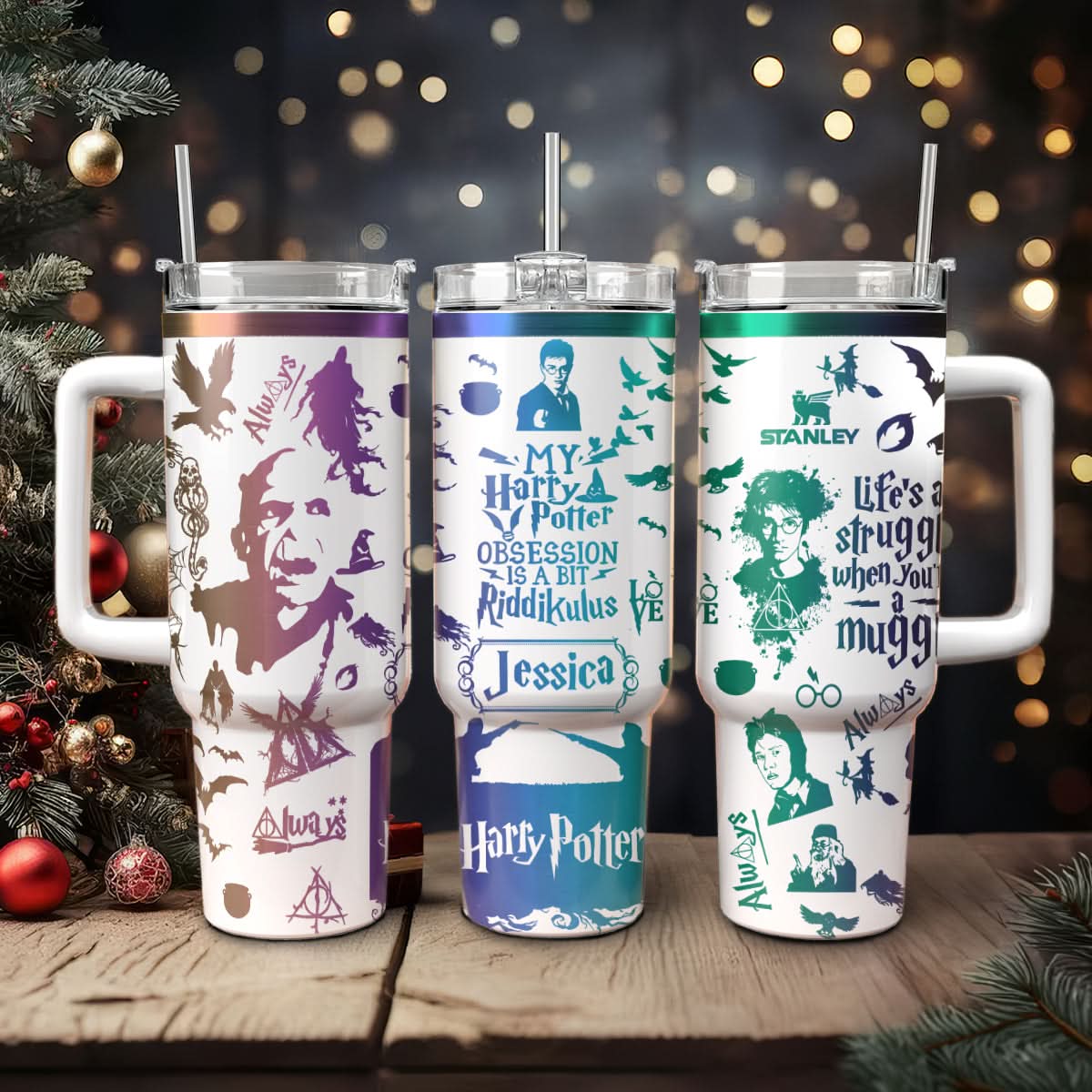 Harry Potter Movies Custom Stanley Cup 40 oz 30 oz Tumbler With HandleTVC2301433