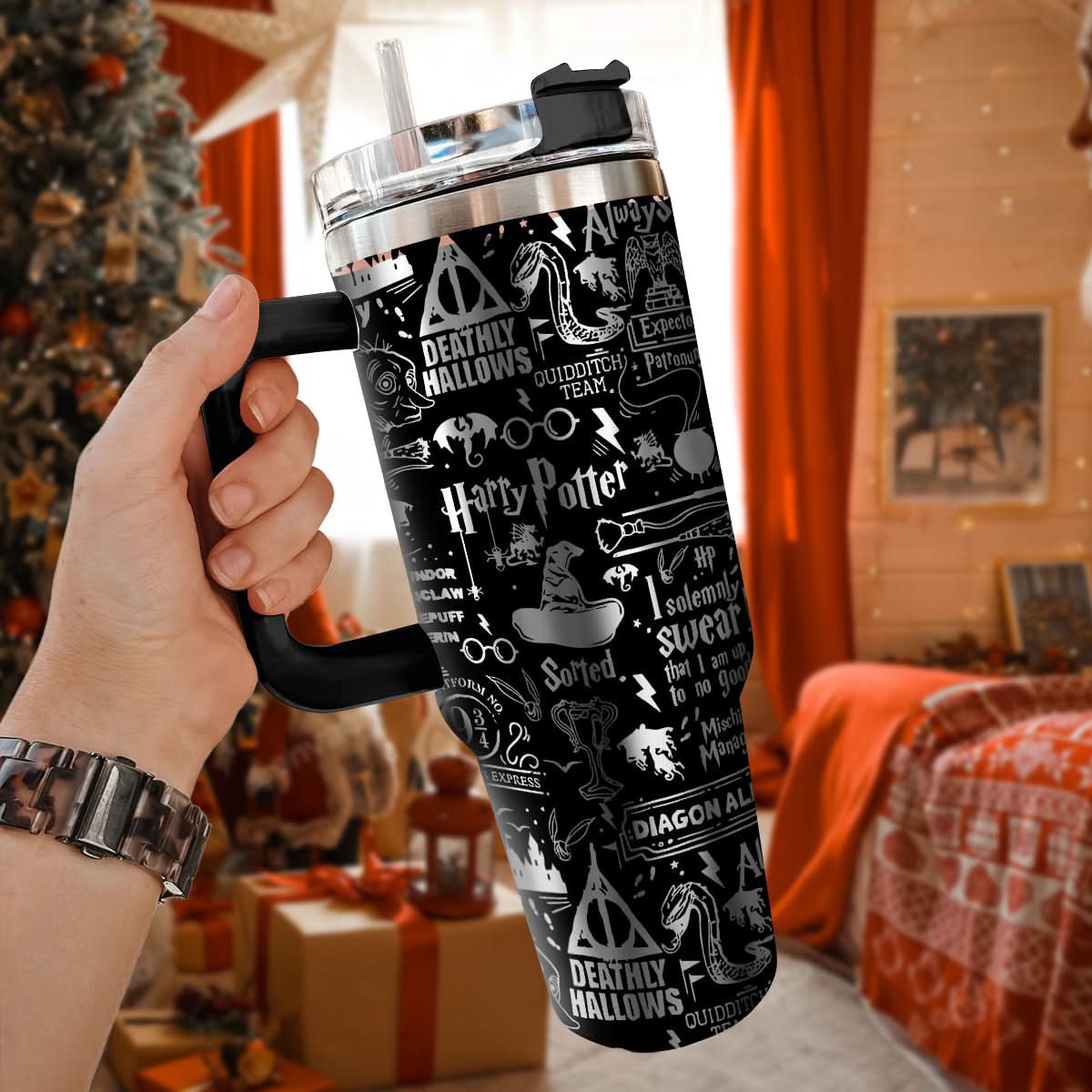 Harry Potter Movies Custom Stanley Cup 40 oz 30 oz Tumbler With HandleTVC2301433 - Image 2