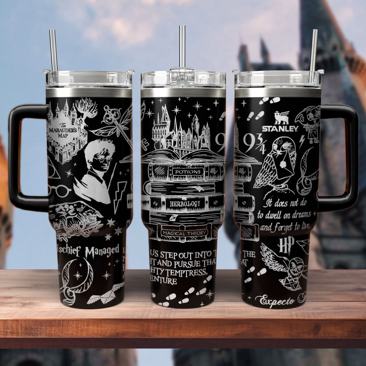 Harry Potter Movies Custom Stanley Cup 40 oz 30 oz Tumbler With HandleTVC2301475
