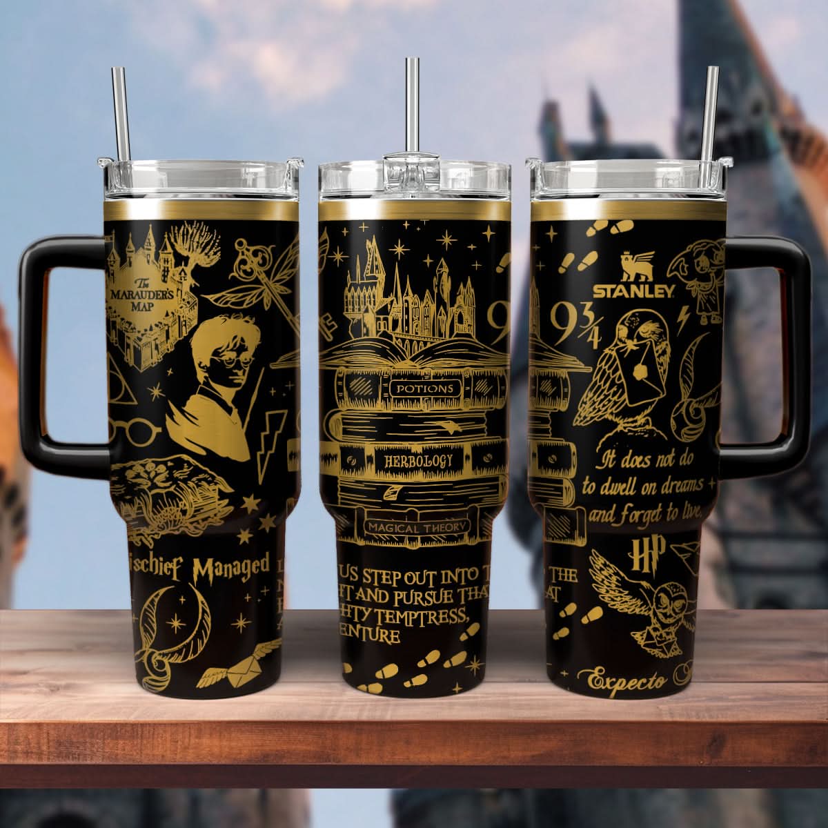 Harry Potter Movies Custom Stanley Cup 40 oz 30 oz Tumbler With HandleTVC2301475