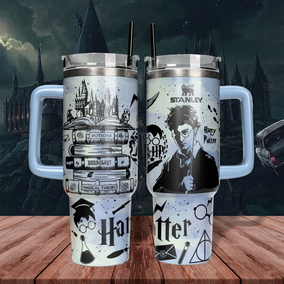 Harry Potter Movies Custom Stanley Cup 40 oz 30 oz Tumbler With HandleTVC2301476