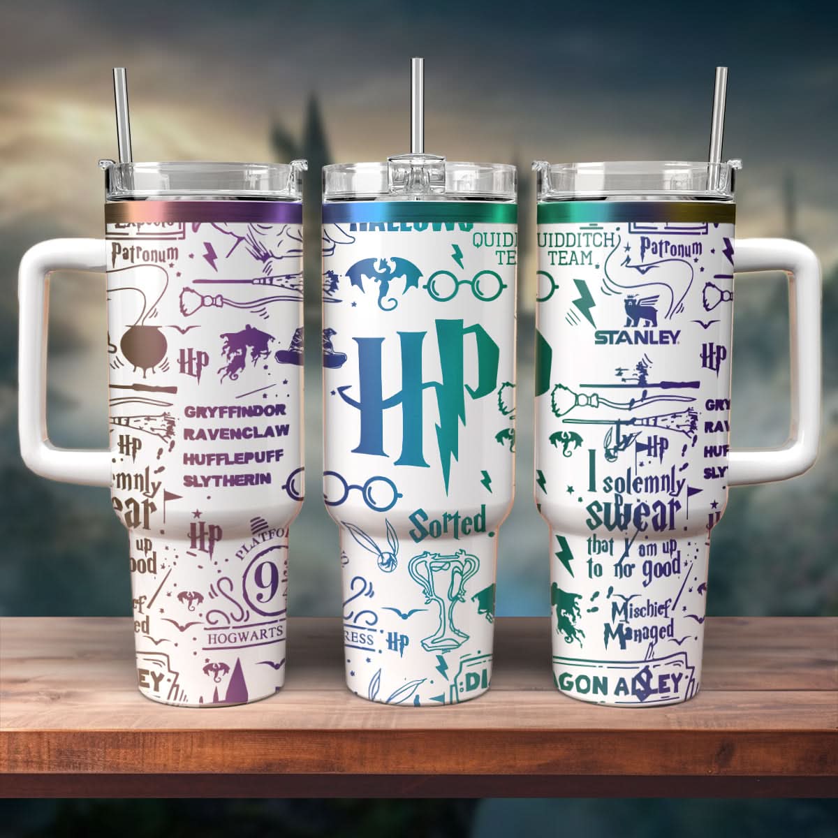 Harry Potter Movies Custom Stanley Cup 40 oz 30 oz Tumbler With HandleTVC2301477