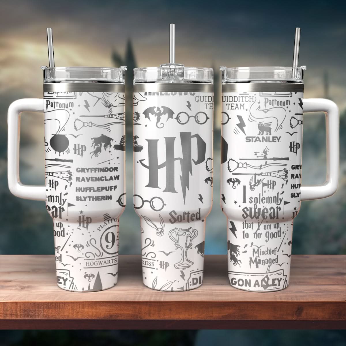 Harry Potter Movies Custom Stanley Cup 40 oz 30 oz Tumbler With HandleTVC2301477