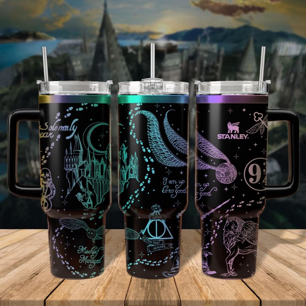 Harry Potter Movies Custom Stanley Cup 40 oz 30 oz Tumbler With HandleTVC2301481