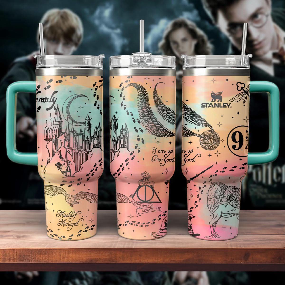 Harry Potter Movies Custom Stanley Cup 40 oz 30 oz Tumbler With HandleTVC2301482