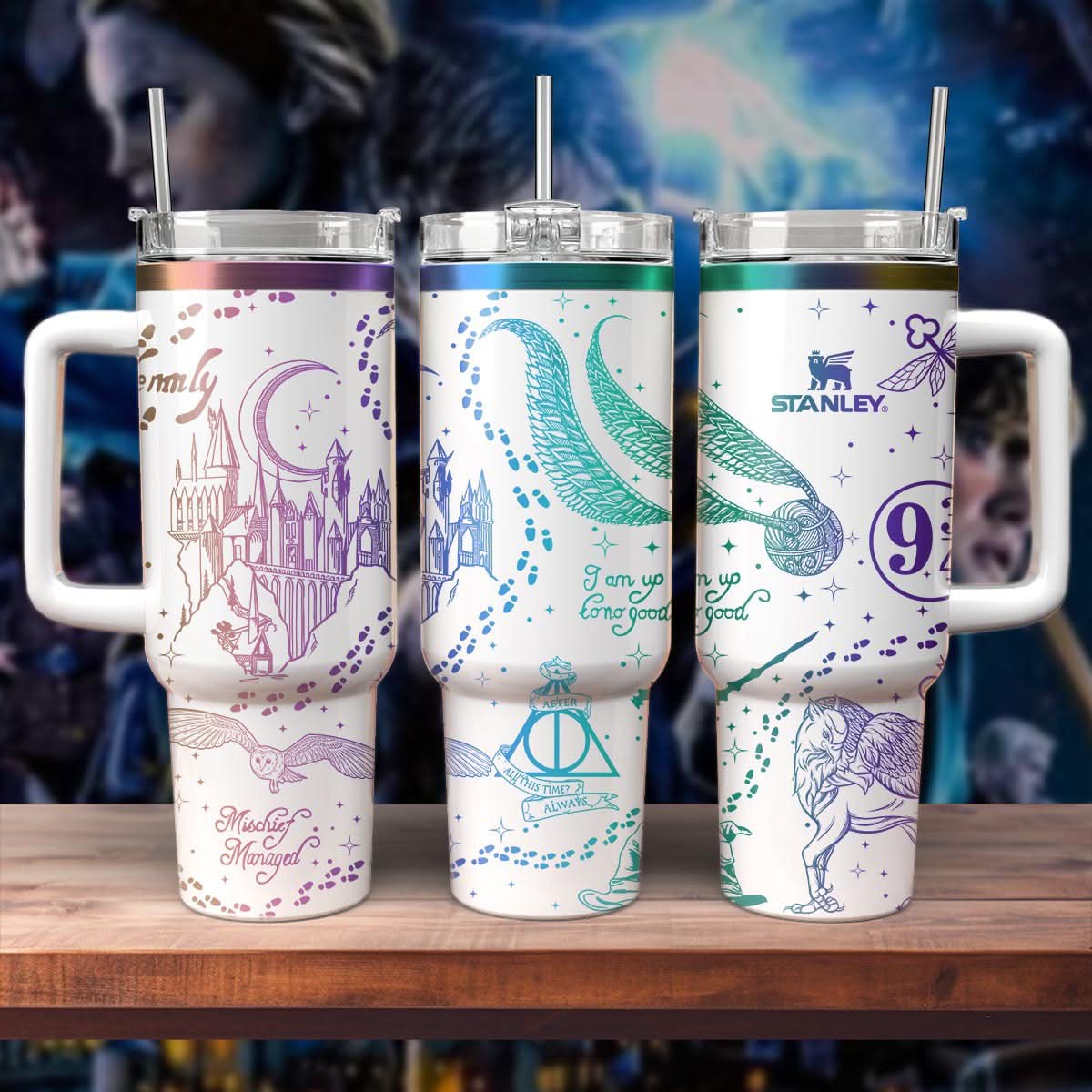 Harry Potter Movies Custom Stanley Cup 40 oz 30 oz Tumbler With HandleTVC2301482