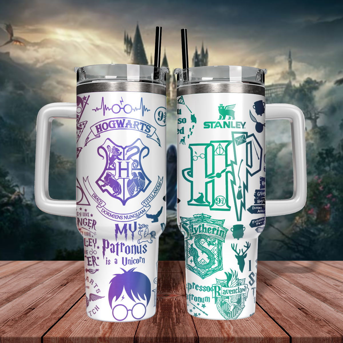 Harry Potter Movies Custom Stanley Cup 40 oz 30 oz Tumbler With HandleTVC2301553