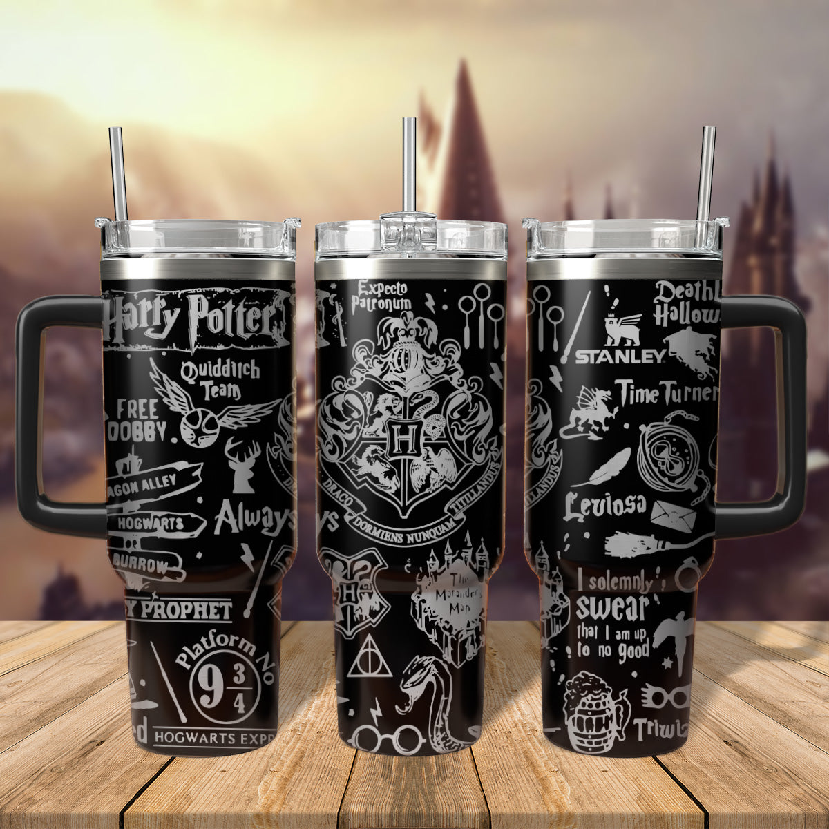 Harry Potter Movies Custom Stanley Cup 40 oz 30 oz Tumbler With HandleTVC2301556