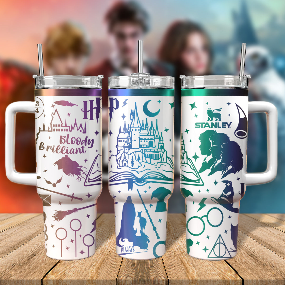 Harry Potter Movies Custom Stanley Cup 40 oz 30 oz Tumbler With HandleTVC2301564