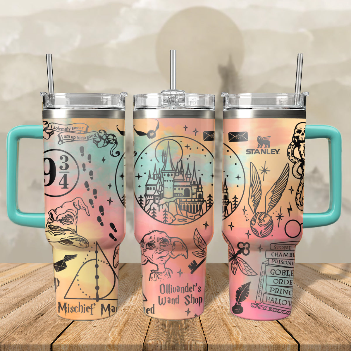 Harry Potter Movies Custom Stanley Cup 40 oz 30 oz Tumbler With HandleTVC2301564