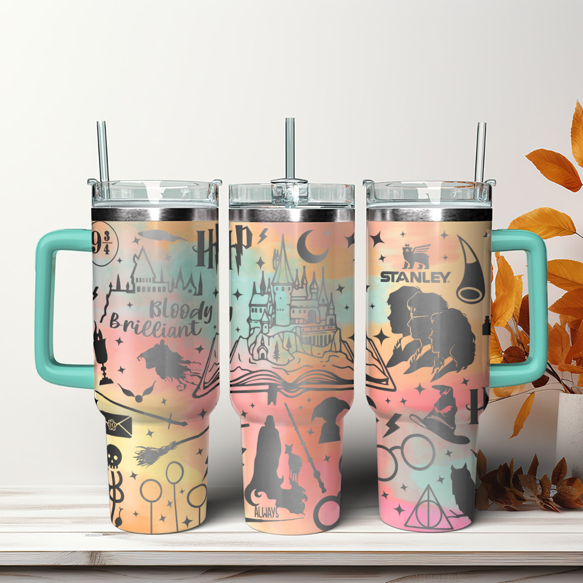 Harry Potter Movies Custom Stanley Cup 40 oz 30 oz Tumbler With HandleTVC2301564