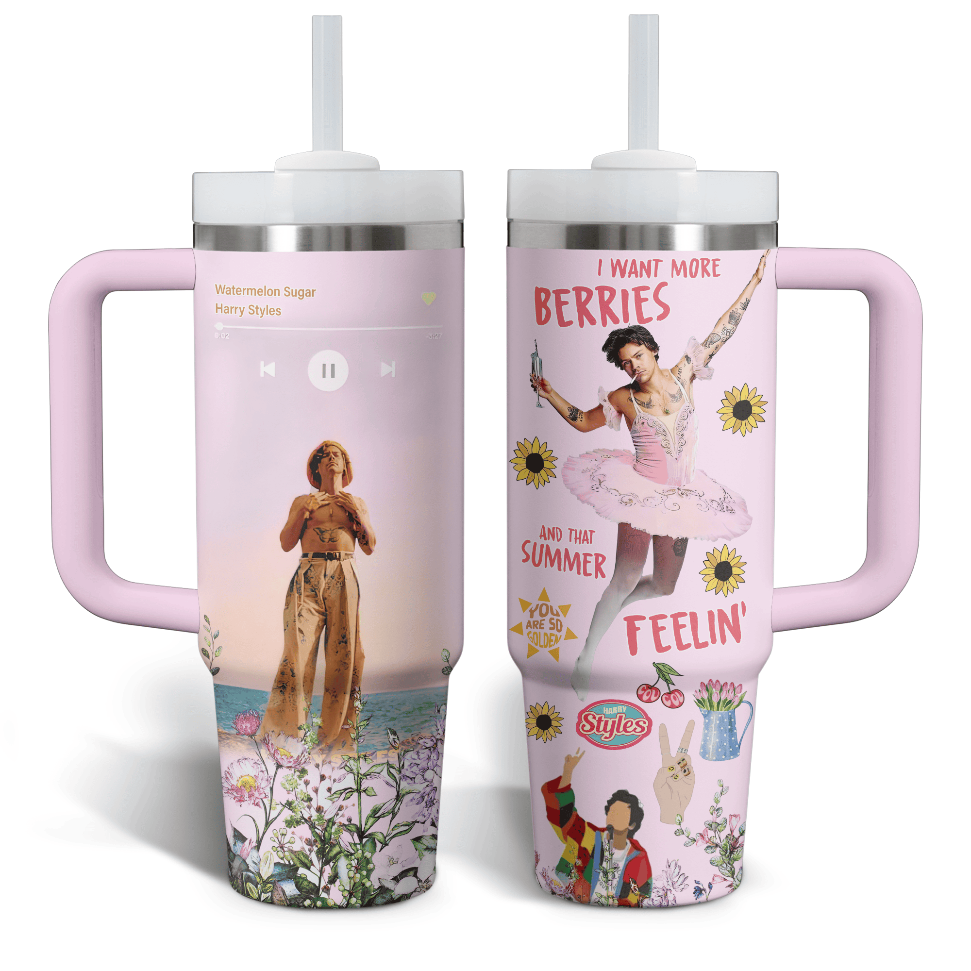 Harry Styles Music Custom Stanley Cup 40 oz 30 oz Tumbler With HandleTVC2301798 - Image 4