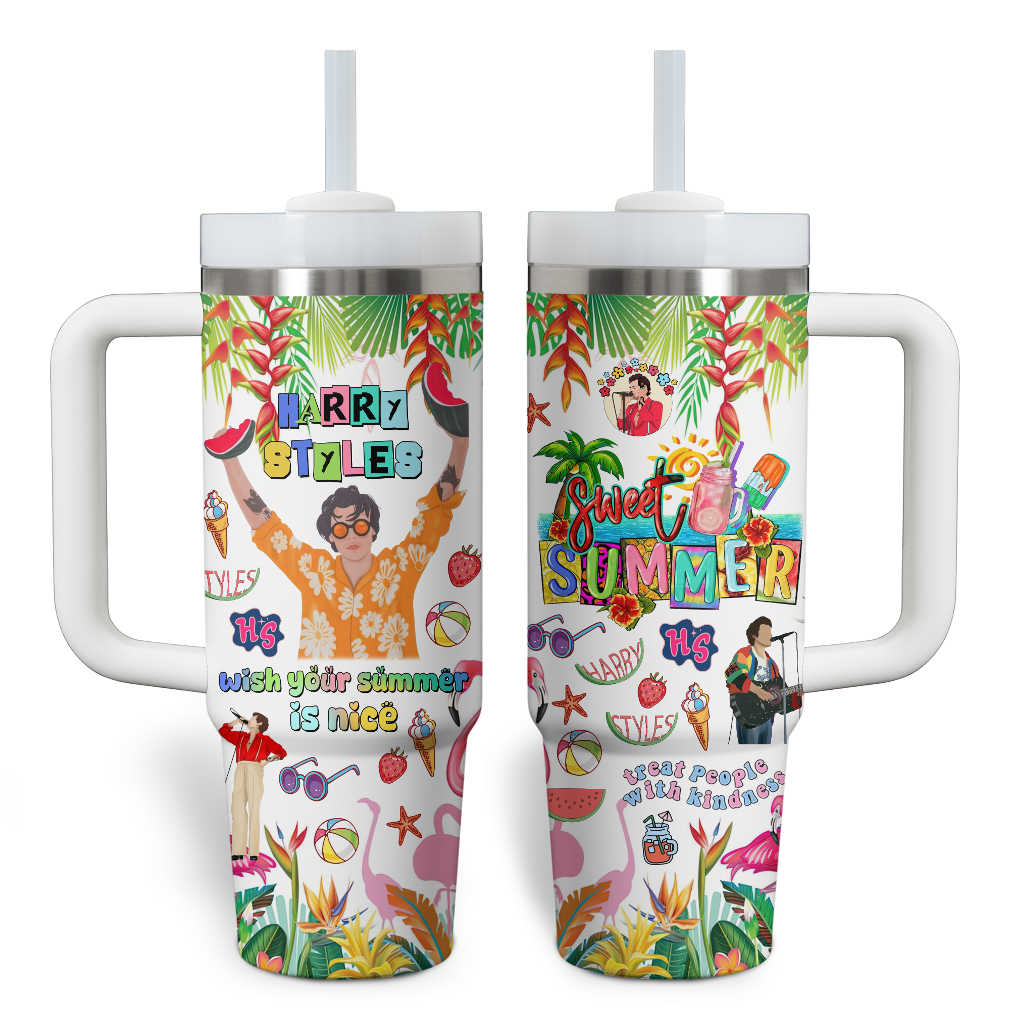 Harry Styles Music Custom Stanley Cup 40 oz 30 oz Tumbler With HandleTVC2301798