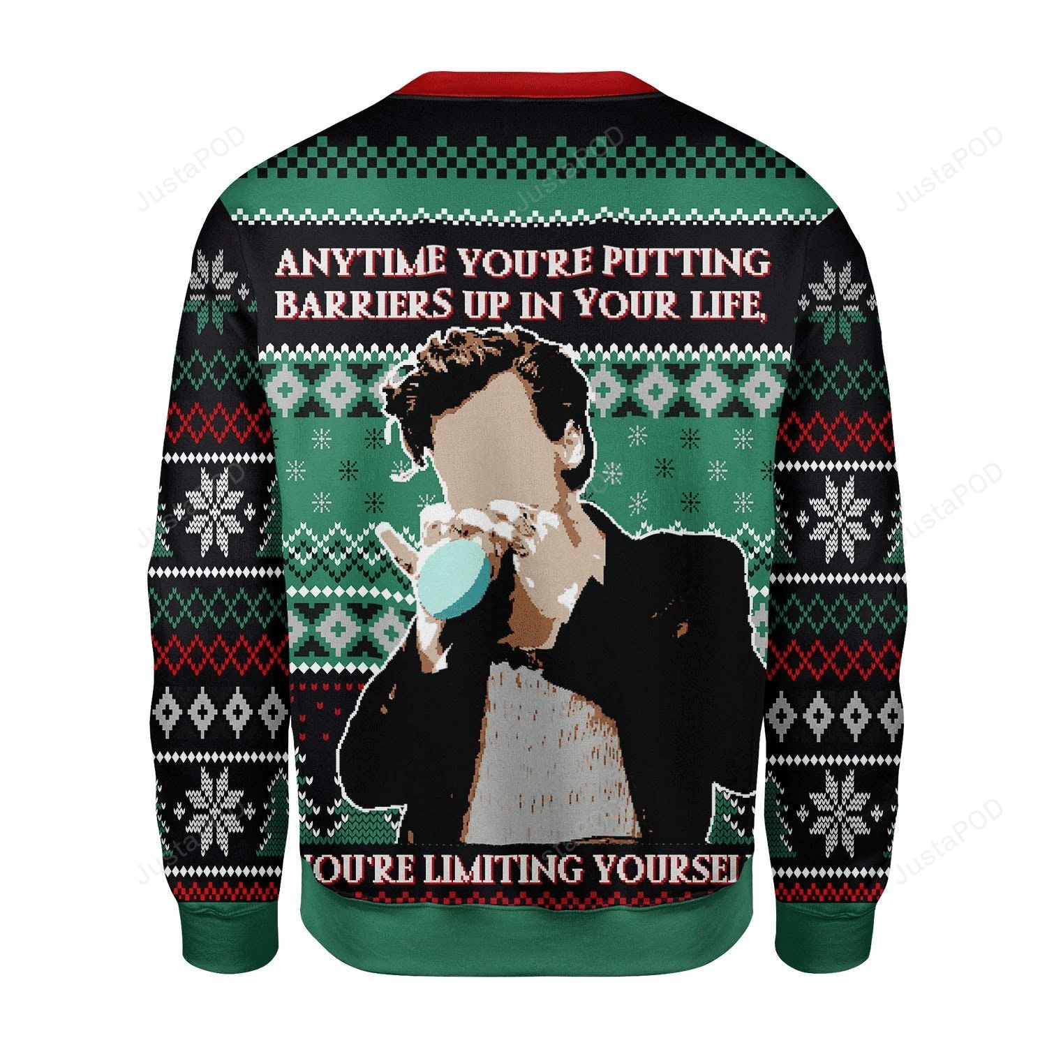 Harry Styles Vouge Cover Ugly Christmas Sweater Adult 3D Funny Matching for family