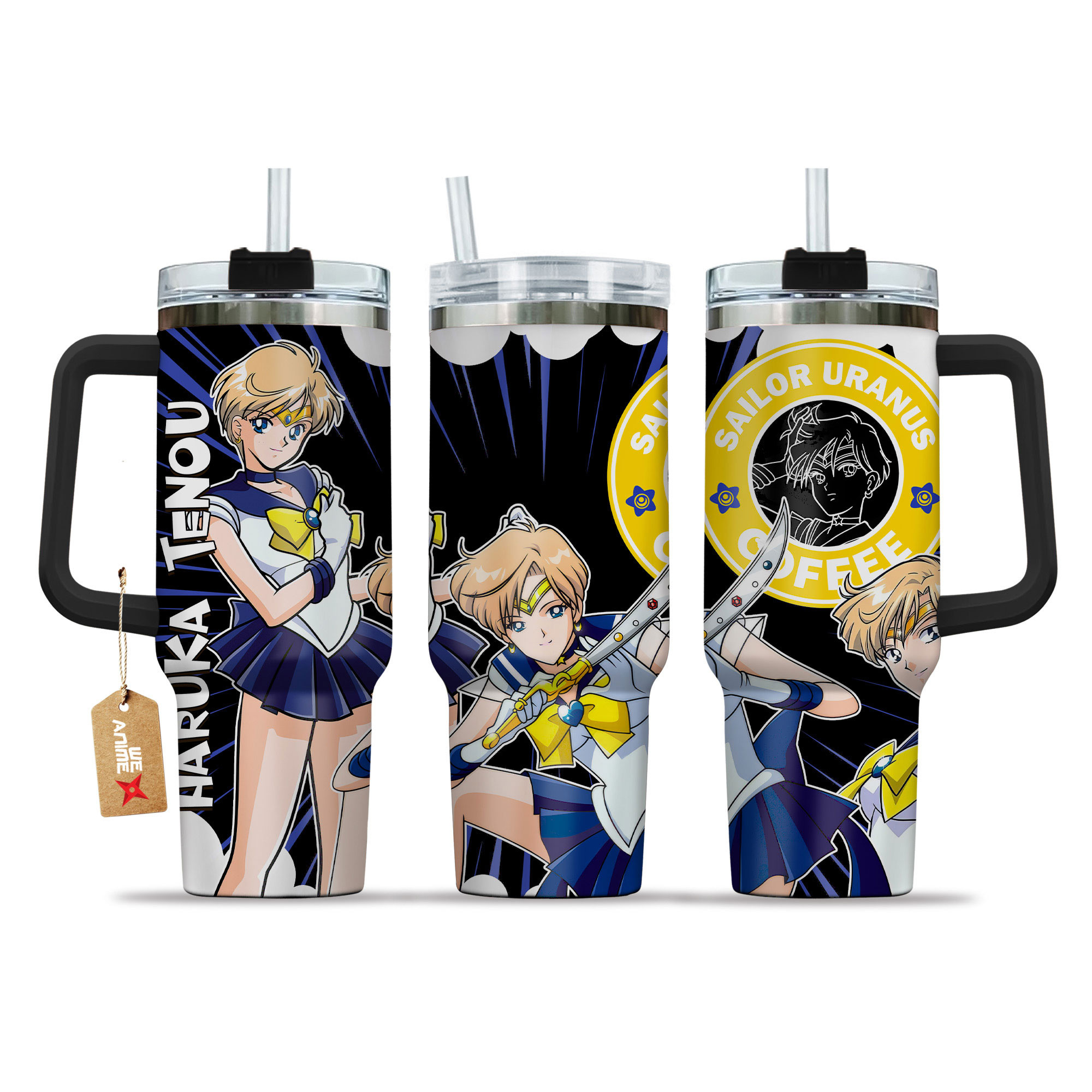 Haruka Tenou Sailor Moon Anime Custom Stanley Cup 40 oz 30 oz Tumbler With HandleTVC2301154