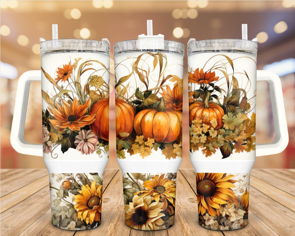 Harvest Pumpkins Custom Stanley Cup 40 oz 30 oz Tumbler With HandleTVC2301933