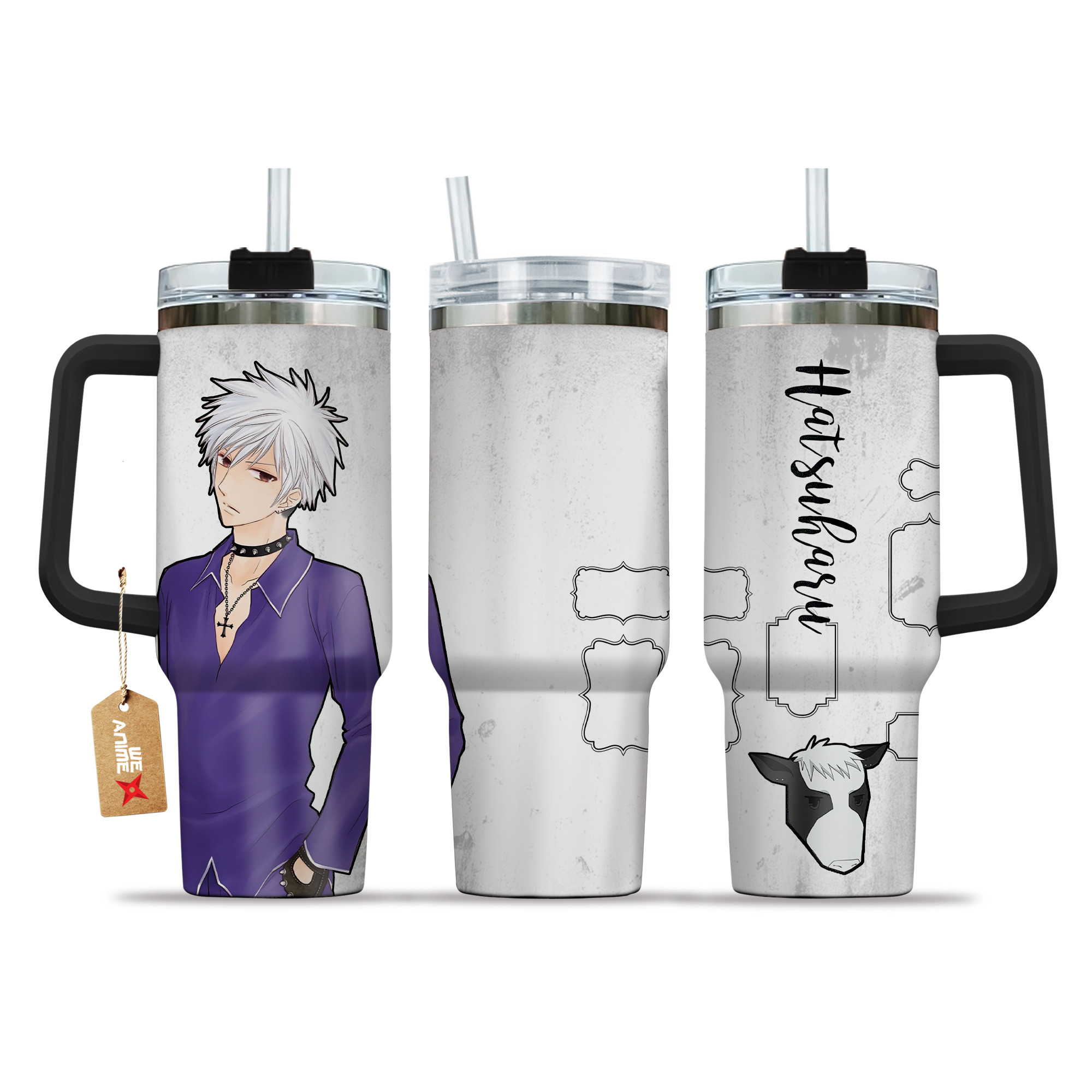 Hatsuharu Sohma Fruits BasketÂ Anime Custom Stanley Cup 40 oz 30 oz Tumbler With HandleTVC2301211