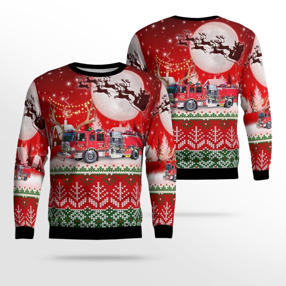 Hatteras North Carolina Hatteras Fire Protective Association Inc Christmas Ugly Sweater Xmas Unisex Sweater Christmas Gifts For Men Women