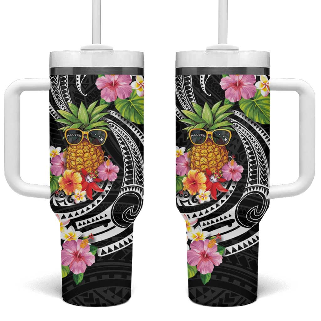 Hauâ€™oli Makahiki Hou Aloha Pineapple Tropical Custom Stanley Cup 40 oz 30 oz Tumbler With HandleTVC2301387