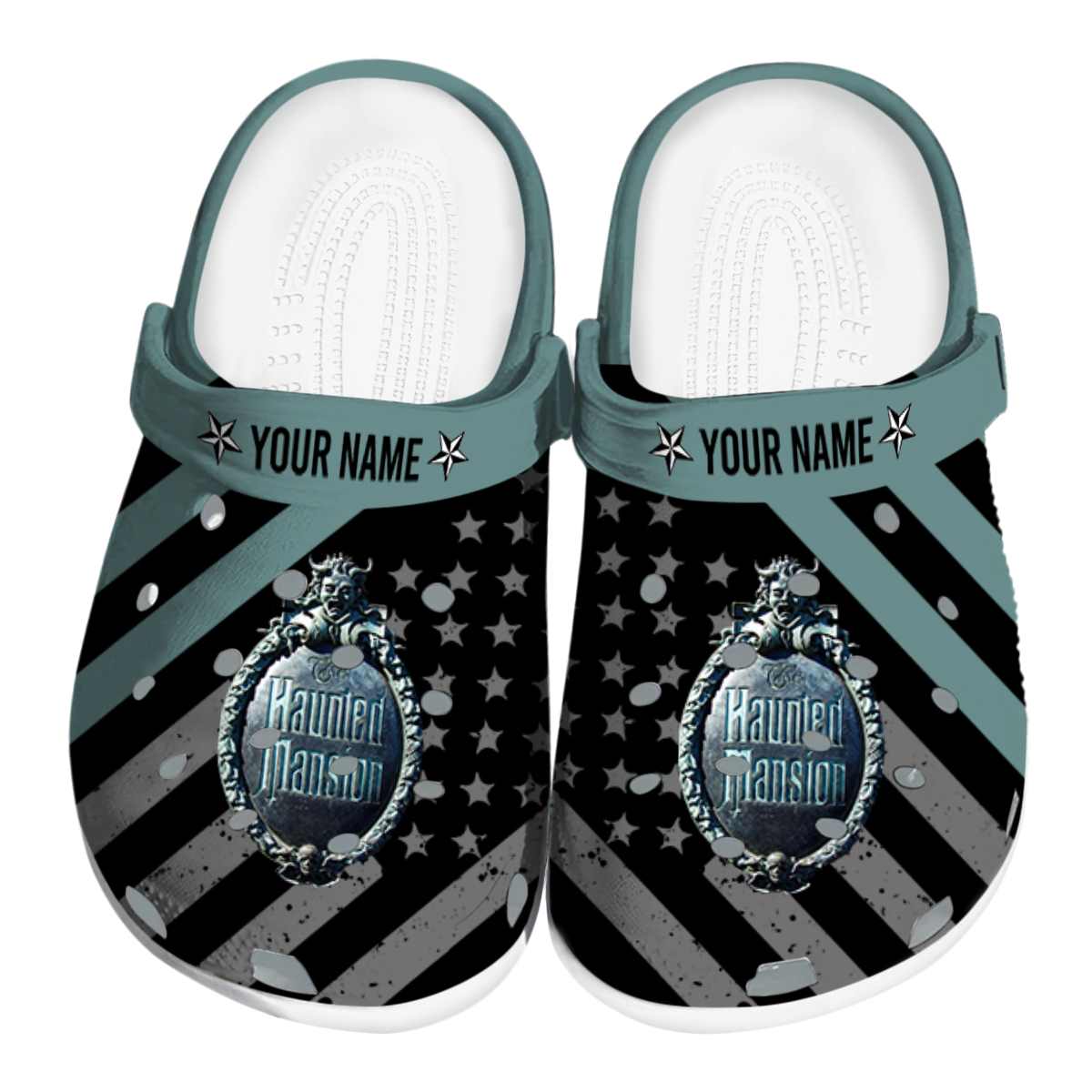 Haunted Mansion Movie Crocs Crocband Clogs Shoes Comfortable For Men Women and Kids