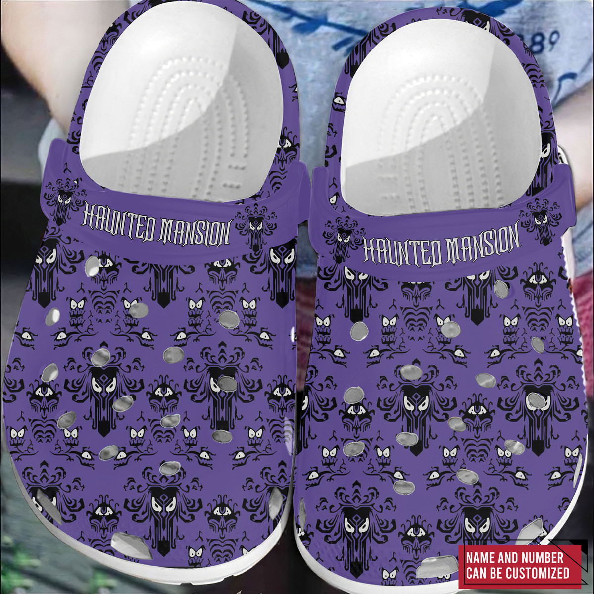 Haunted Mansion movie Crocs Crocband Clogs Shoes Comfortable For Men Women and Kids
