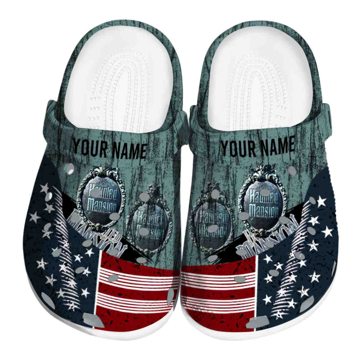 Haunted Mansion Movie Crocs Crocband Clogs Shoes Comfortable For Men Women and Kids