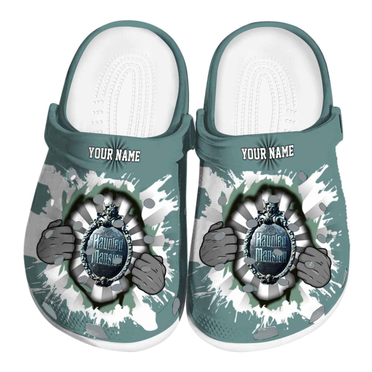 Haunted Mansion Movie Crocs Crocband Clogs Shoes Comfortable For Men Women and Kids