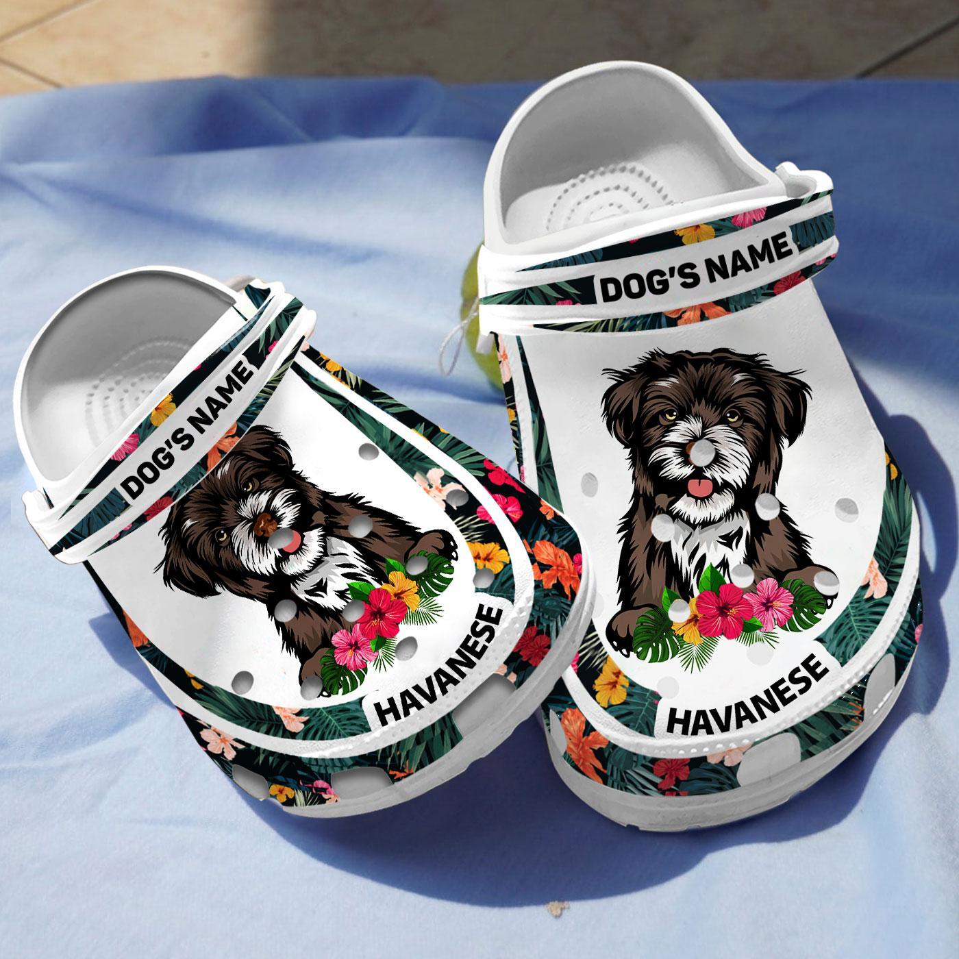 Havanese Dog Crocs Crocband Clogs Shoes Comfortable For Men Women and Kids