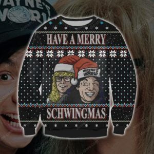 Have A Merry Schwingmas Ugly Christmas Sweater Adult 3D Funny Matching for family