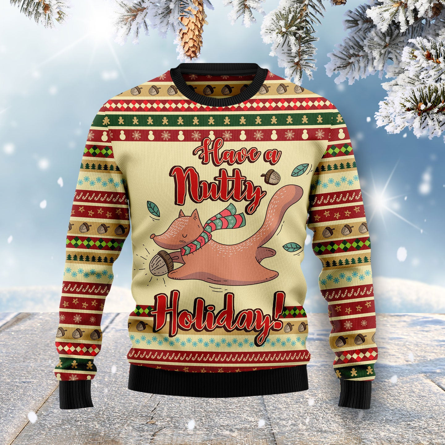 Have Nutty Holiday Ugly Christmas Sweater