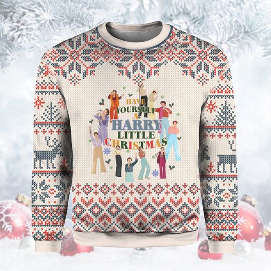 Have Yourself A Ha Style Little Ugly Christmas Sweater - Image 2