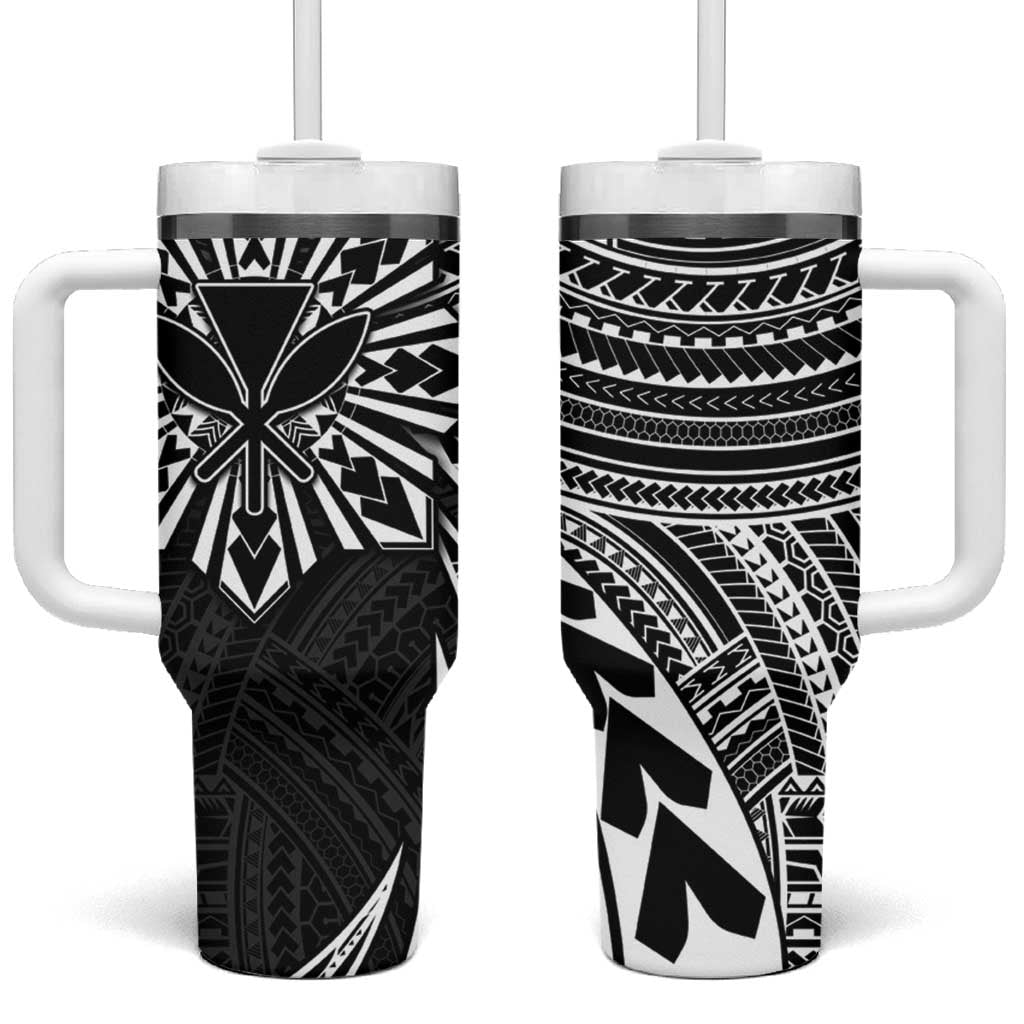 Hawaii And Philippines Kanaka Maoli With Tribal Sun Together Black Custom Stanley Cup 40 oz 30 oz Tumbler With HandleTVC2301370