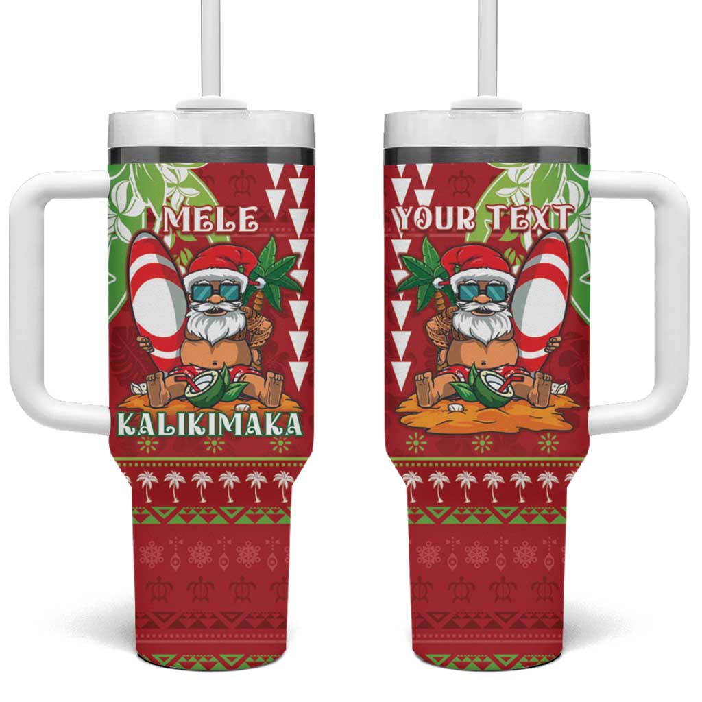 Hawaii Christmas Funny Santa Claus Surf Mele Kalikimaka Custom Stanley Cup 40 oz 30 oz Tumbler With HandleTVC2301350