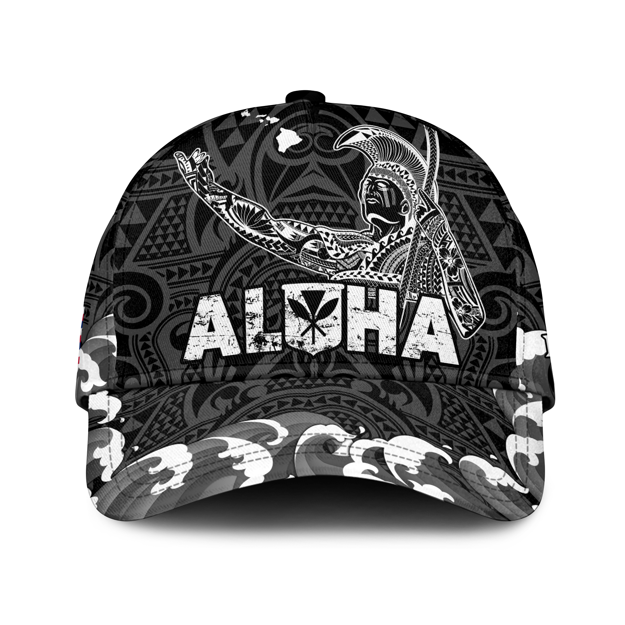 Hawaii King Kamehameha Aloha Hawai'i Nei Cap LT2 Trucker Hats Custom Hats Gifts For Men & Women