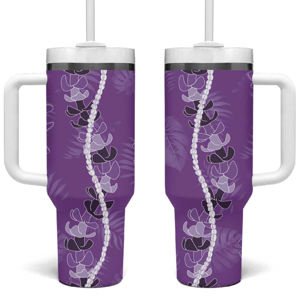 Hawaii Maile Lei With Violet Monstera Custom Stanley Cup 40 oz 30 oz Tumbler With HandleTVC2301401