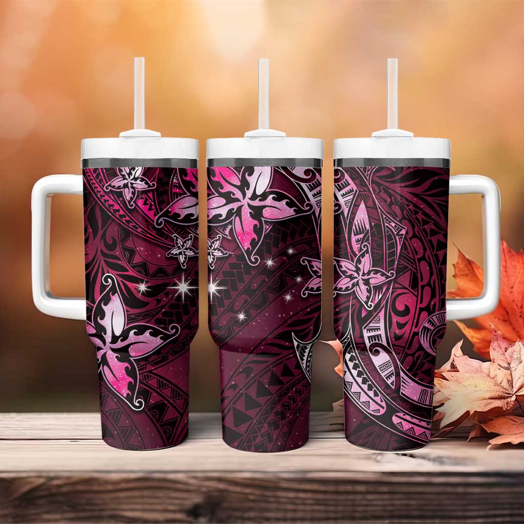 Hawaii Makahiki Season Floral Tribal Tattoo Pink Galaxy Custom Stanley Cup 40 oz 30 oz Tumbler With HandleTVC2301373 - Image 4