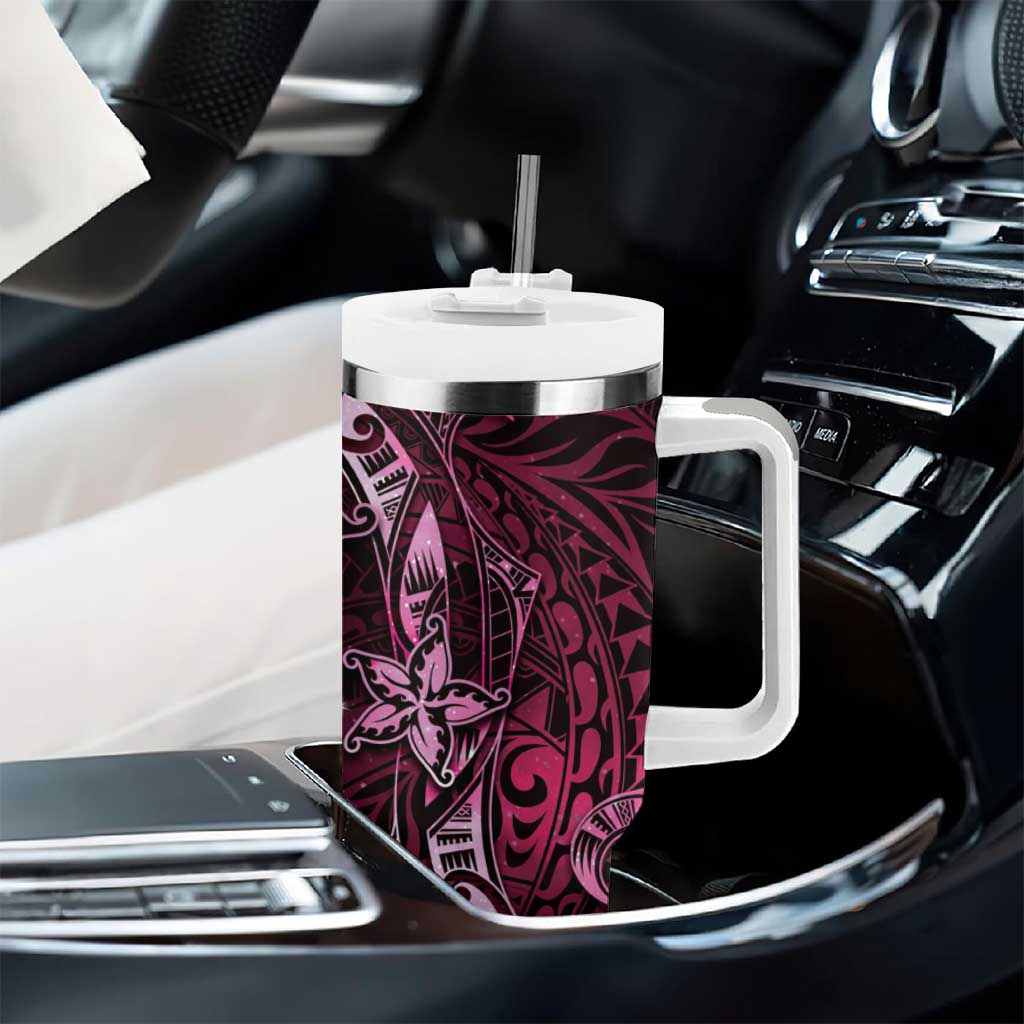 Hawaii Makahiki Season Floral Tribal Tattoo Pink Galaxy Custom Stanley Cup 40 oz 30 oz Tumbler With HandleTVC2301373 - Image 8