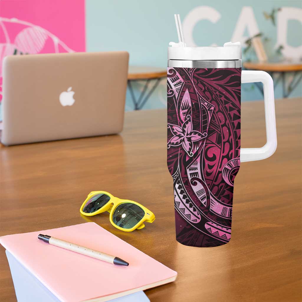 Hawaii Makahiki Season Floral Tribal Tattoo Pink Galaxy Custom Stanley Cup 40 oz 30 oz Tumbler With HandleTVC2301373 - Image 5