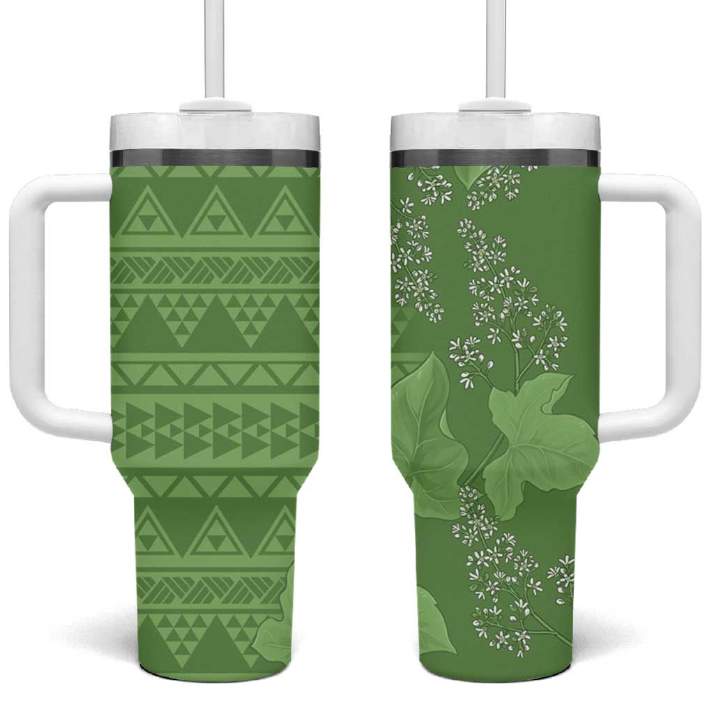 Hawaii Molokai Island Kukui Nut Flowers Custom Stanley Cup 40 oz 30 oz Tumbler With HandleTVC2301251