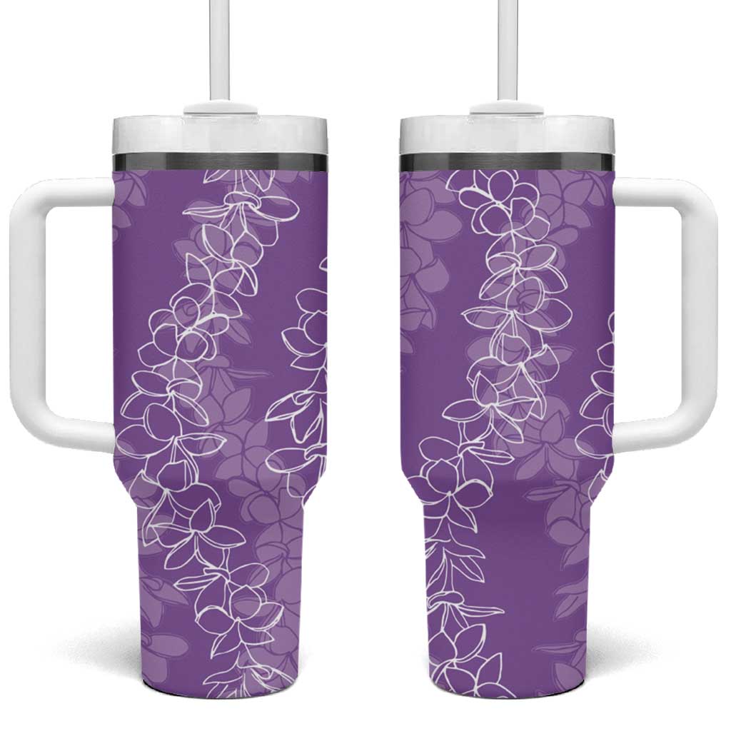 Hawaii Plumeria Lei Aloha Festive Violet Custom Stanley Cup 40 oz 30 oz Tumbler With HandleTVC2301385