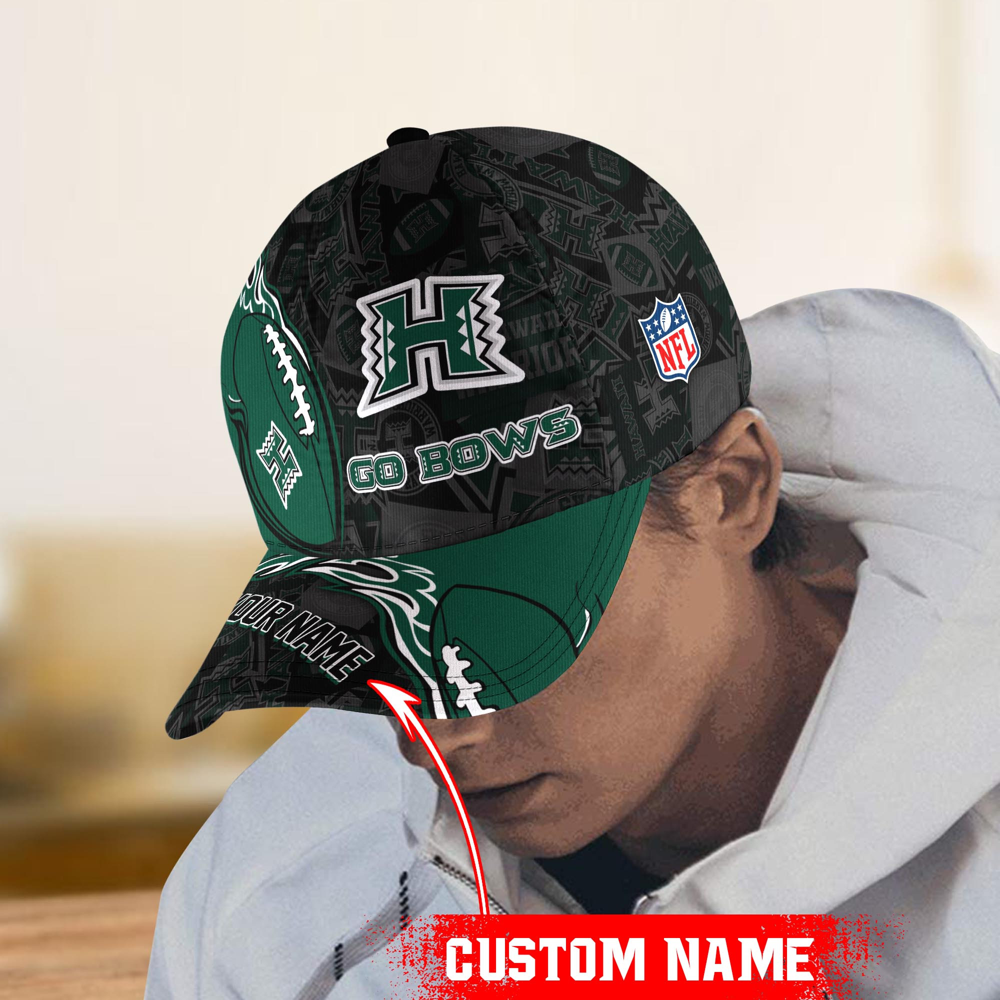 Hawaii Rainbow Warriors Classic Cap Trucker Hats Custom Hats Gifts For Men & Women