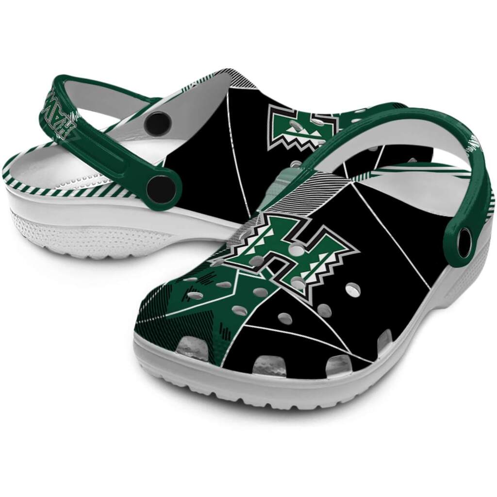 Hawaii Rainbow Warriors Geometric Background ClogTVC1801817 - Image 3