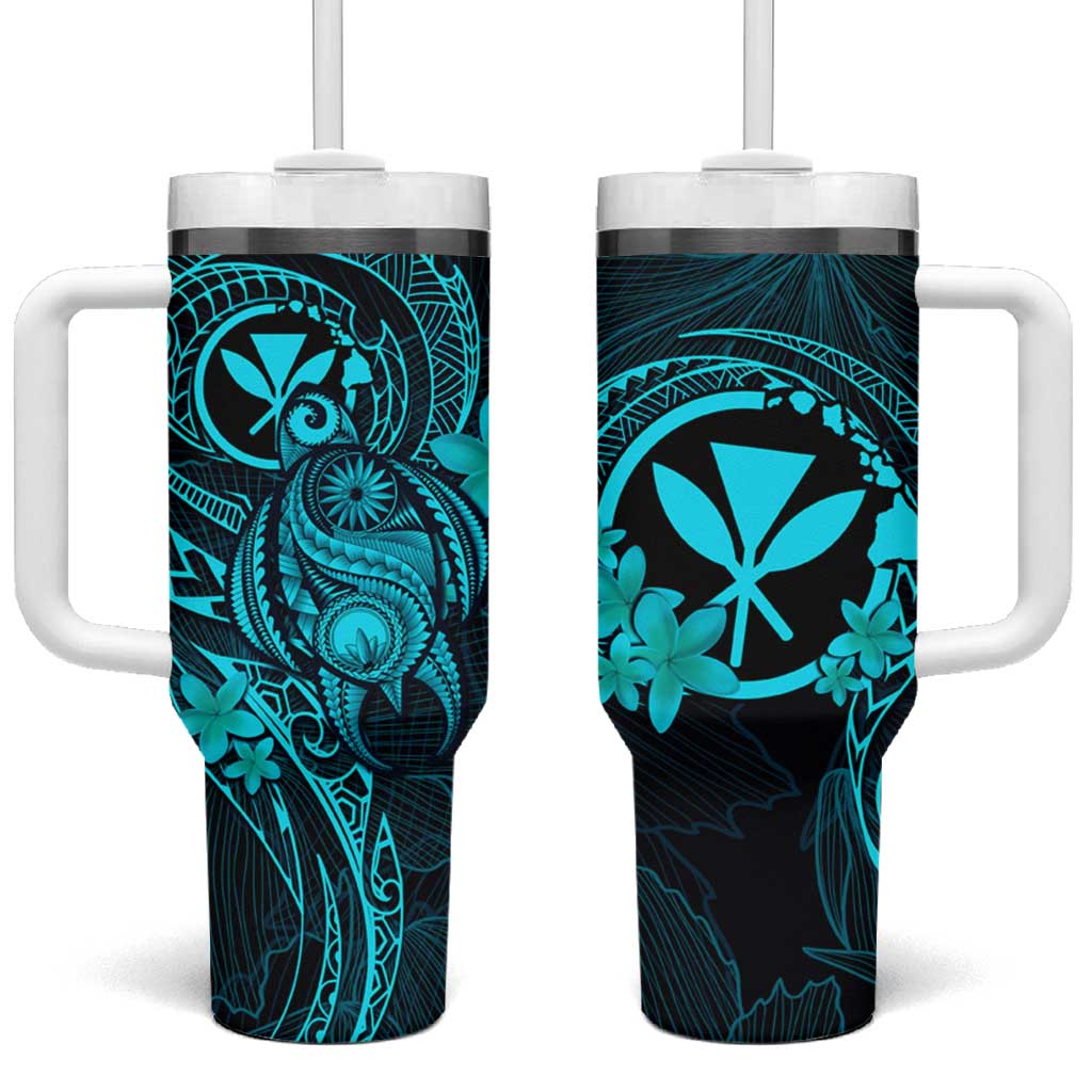 Hawaii Turtle Mix Polynesian Plumeria Turquoise Custom Stanley Cup 40 oz 30 oz Tumbler With HandleTVC2301384