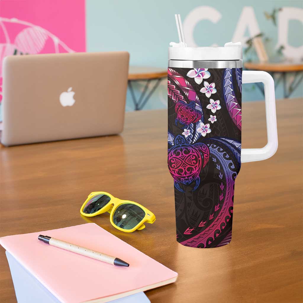 Hawaii Turtles Plumeria Custom Stanley Cup 40 oz 30 oz Tumbler With HandleTVC2301277 - Image 5
