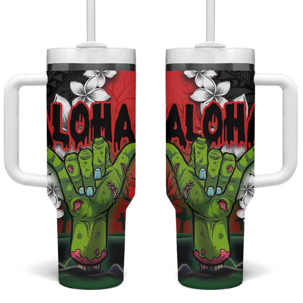 Hawaiian Halloween Horror Shaka Hand Custom Stanley Cup 40 oz 30 oz Tumbler With HandleTVC2301347